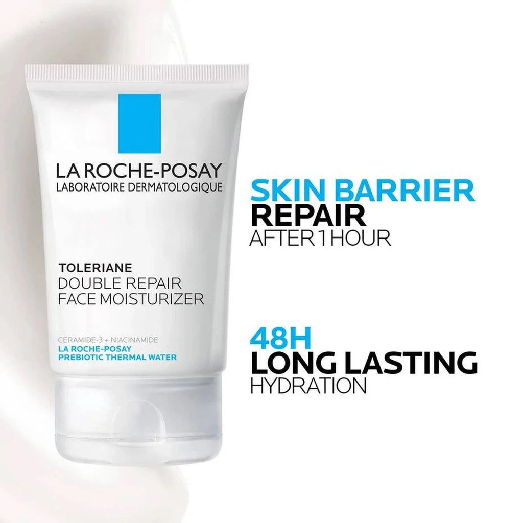 Toleriane Purifying Foaming Cleanser & Toleriane Double Repair Face Moisturizer