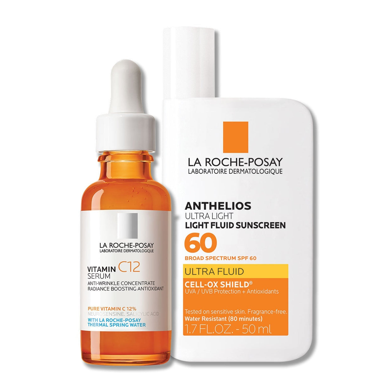 Vitamin C12 Serum & Anthelios Ultra-Light Sunscreen SPF 60